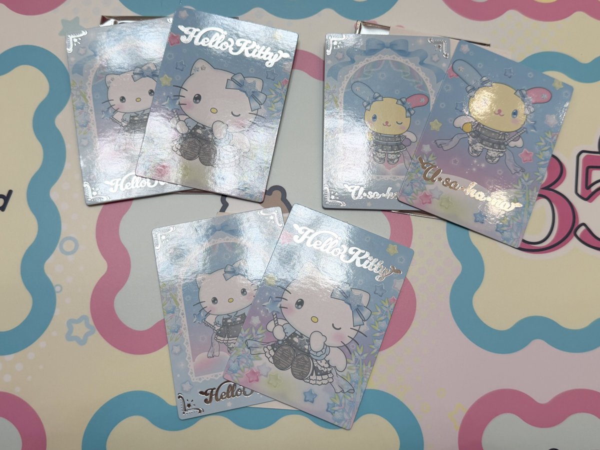brr_hluv's tweet photo. 手渡し交換 ブラインドコレクション サンリオ ピューロランド

【 譲 】
キティ×2
ウサハナ

【 求 】
クロミ
マイメロ
マロンクリーム

本日ピューロ内にて手渡し交換のみ◎ https://t.co/v16BD40qKi