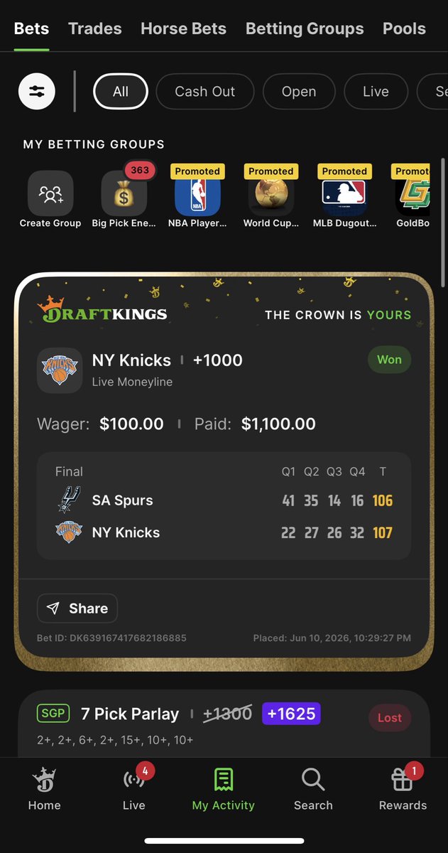 Chrispiro11's tweet photo. @DKInsights_ @DKSports https://t.co/2GOBuutCvH