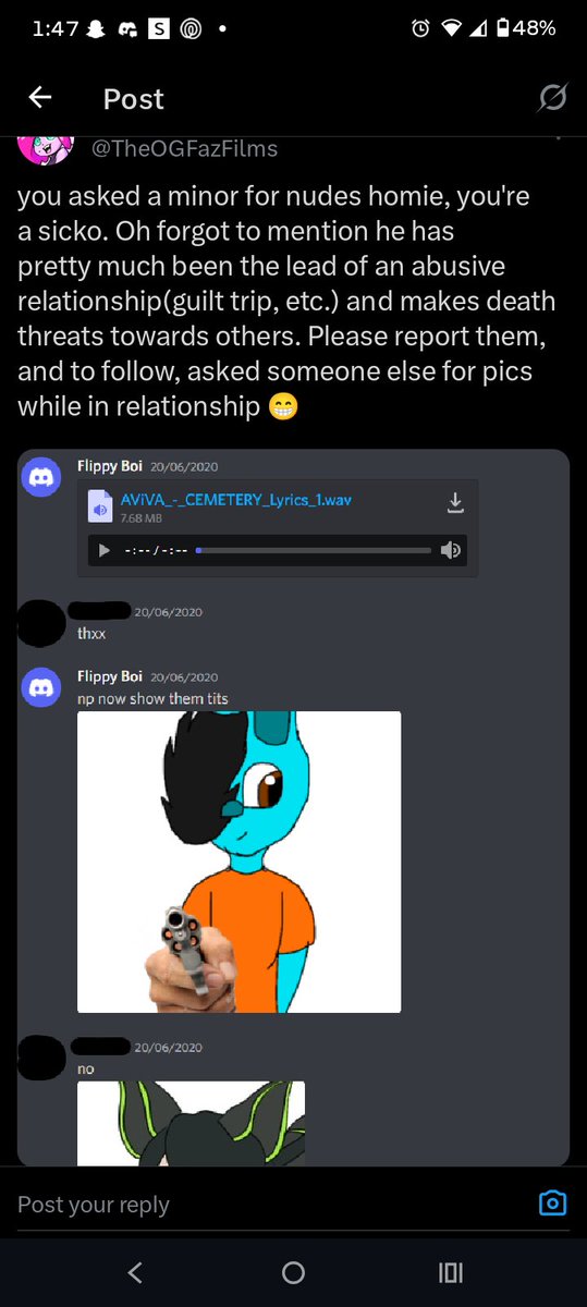 itzclixtry's tweet photo. Hello, I am Clixtry. Also known as Bella. I have dated Flippy Boi, from April 19, 2021 - June 20th of 2024.

I will be speaking my truth about Flippy boi alongside with this post Roxi has written, many thanks to you <3 

Please read, for what I'm about to say may shock you. https://t.co/3z9c8AW1OX