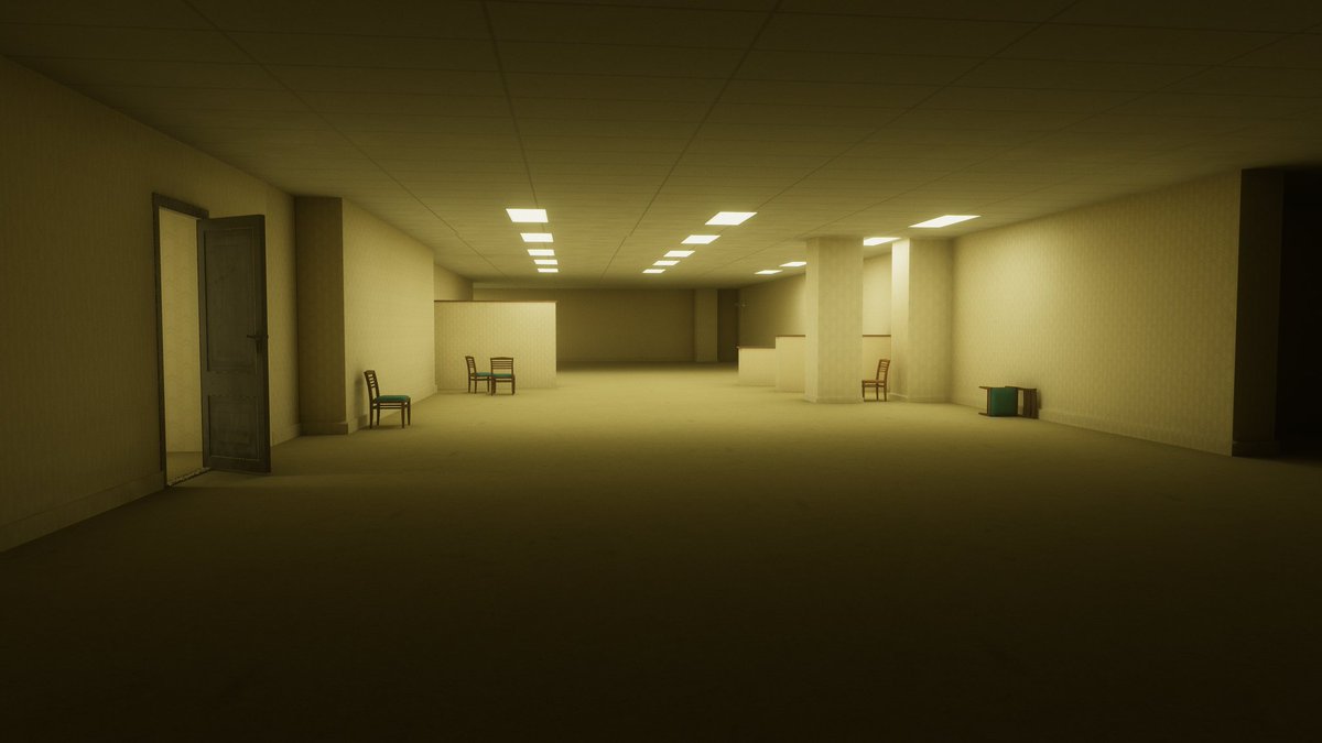 Bradlee1011's tweet photo. World name: A Backrooms Movie world part 1
By: GoGoVR~
Platform: PC &amp; Quest 

#VRChat #VRChat_world紹介 https://t.co/yfgLgfl85m