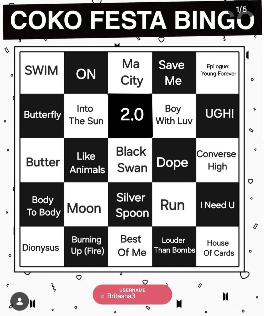 Britasha3's tweet photo. @cokodive @vantemims My Bingo Card For Day 2 https://t.co/tt9jSEoSvj