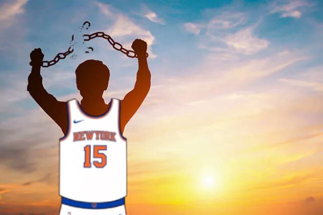 marionumber4's tweet photo. The New York Knicks as soon as they don’t have an 80-year-old pedophile at their game https://t.co/z6c4zOicyl