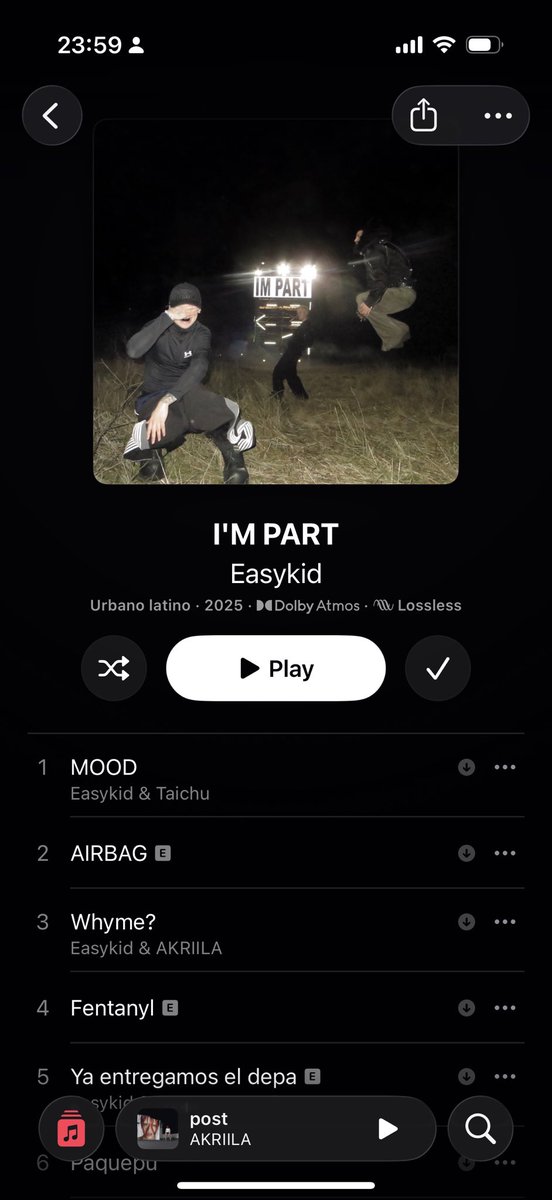 sadcobo's tweet photo. un año de I’M PART que gonorrea como me gusta este album el mejor del 2025 https://t.co/k2rYIqMUUy