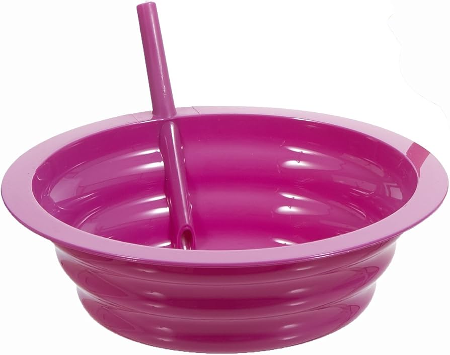 NostalgiaYZ's tweet photo. Multi colored cereal bowls with straws. 

Did you have these growing up? https://t.co/CADrU1g620