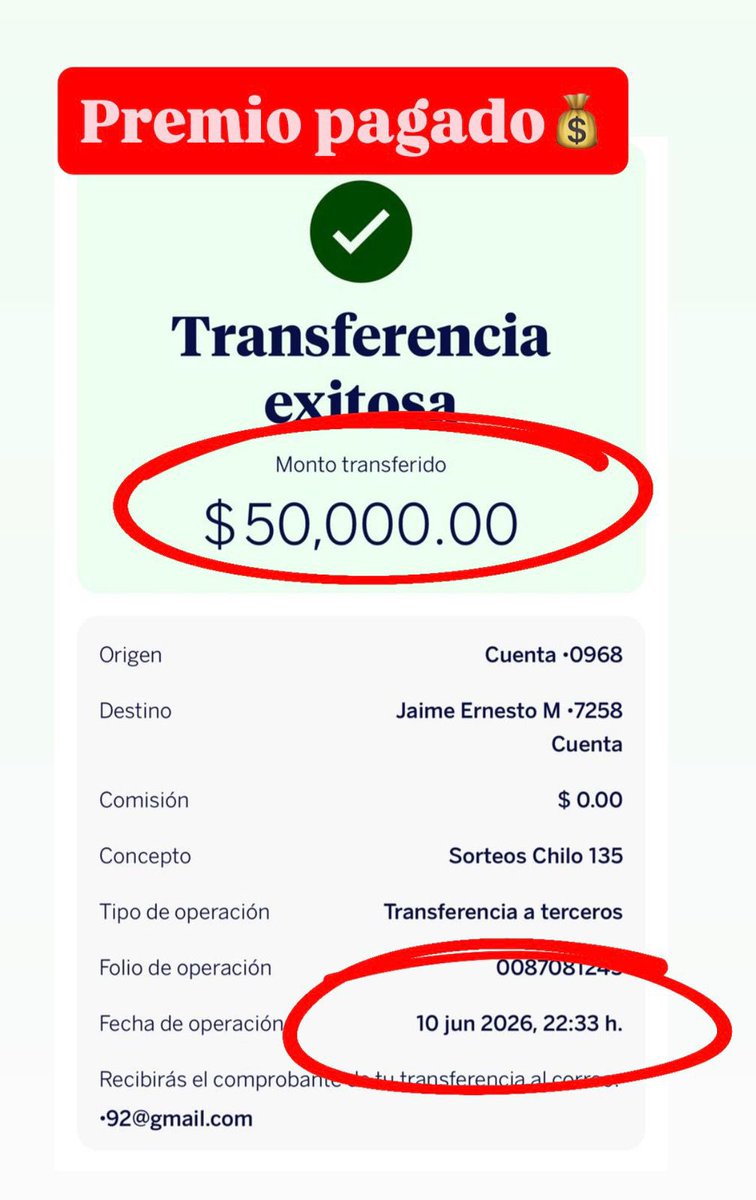 MMRifas5's tweet photo. 🎊Muchas Felicidades 🎉 a‼️JAIME ERNESTO MERCADO HERNANDEZ‼️De #SanNicolasDeLosGarza #NuevoLeon quien fue el afortunado ganador de los 50MIL💰de nuestro evento #135 con el número 👉🏻67165🍀

▪️Con 50 bolet0s 🎫 le pegó al 🥇 pr3mio https://t.co/zi39oIqwfi