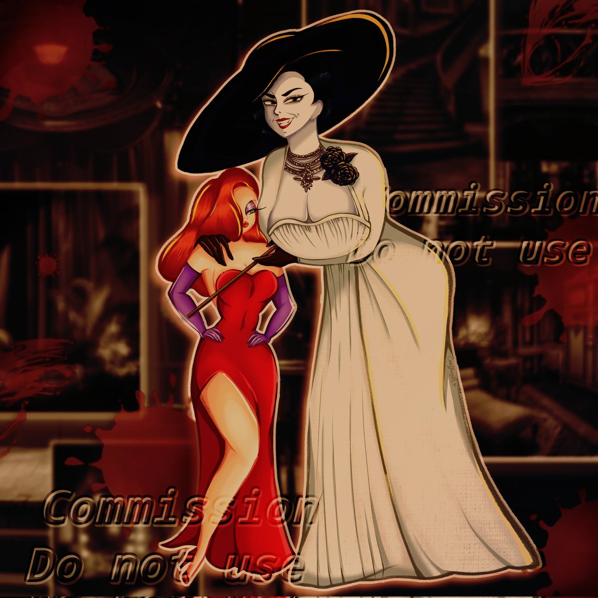 CoffeCat_12's tweet photo. Comisión terminada, chee yo me largo ☠️👄☠️
.
.
.
.
.
.
.
.
.
#Comision #Jessicarabbit #Ladydimitrescu https://t.co/iTnI6j4FpU