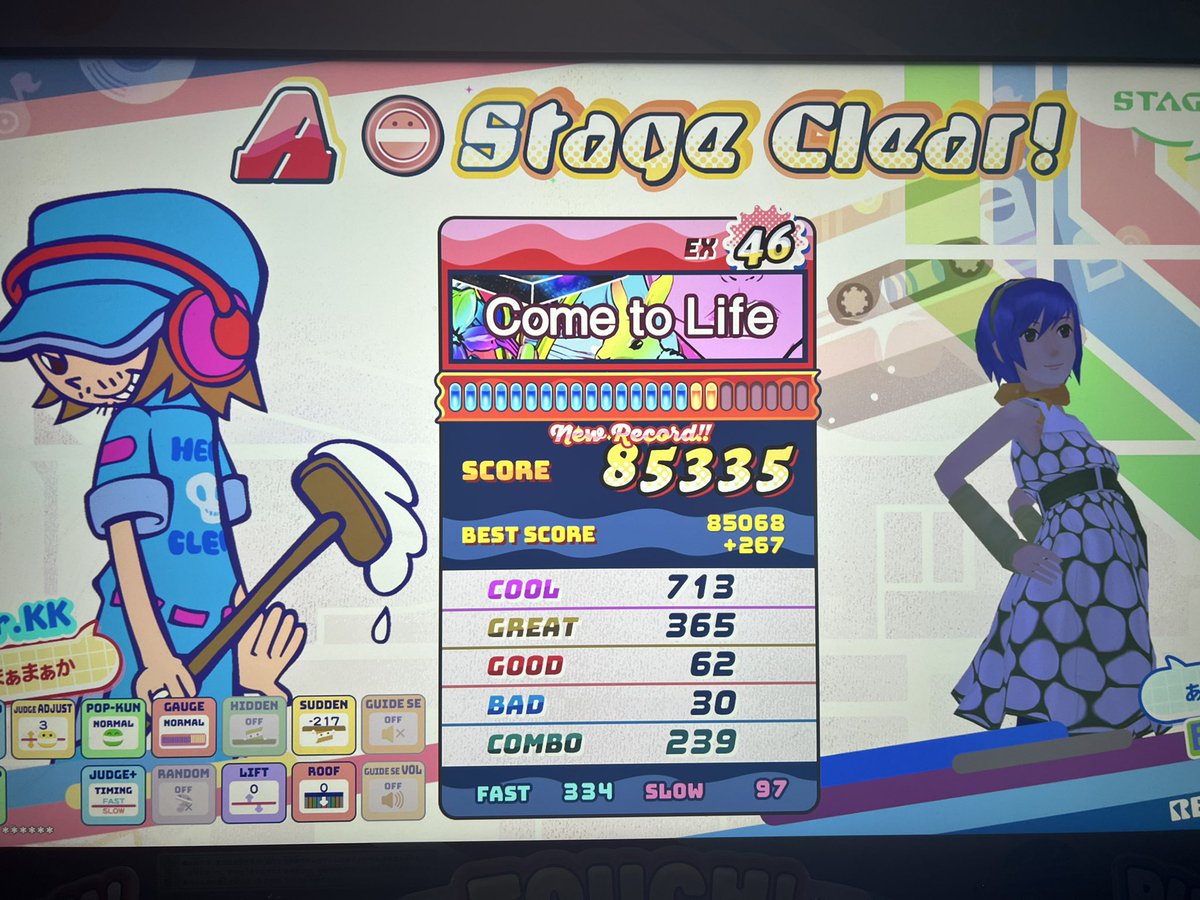 metalslime___'s tweet photo. Come to Life (EX)ノマゲ！！46は初です、めちゃくちゃ楽しい譜面だったこれ https://t.co/X6RlTaCtZy