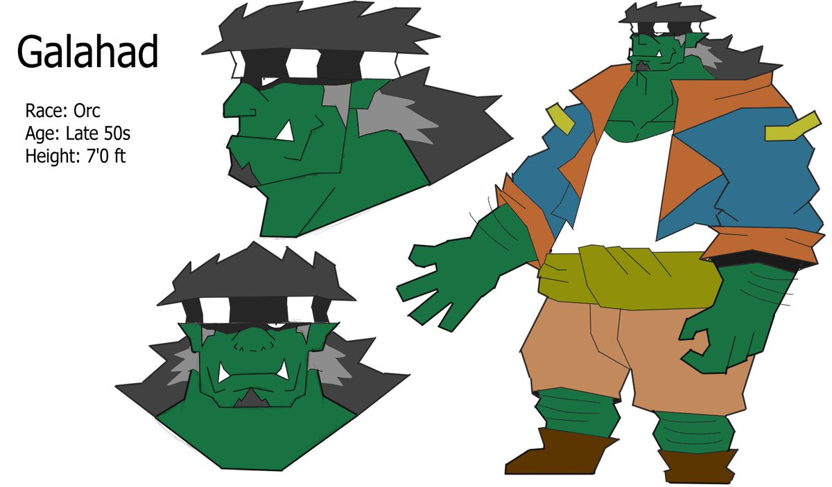 ShurtVisor's tweet photo. Galahad ref sheet https://t.co/PELoyaCy20
