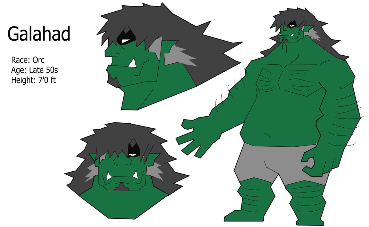 ShurtVisor's tweet photo. Galahad ref sheet https://t.co/PELoyaCy20