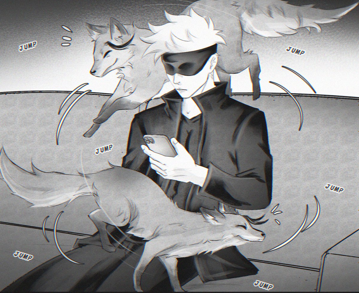 romiiarts's tweet photo. Double foxguru fun #五夏 #satosugu https://t.co/cWPfWxO3Ws