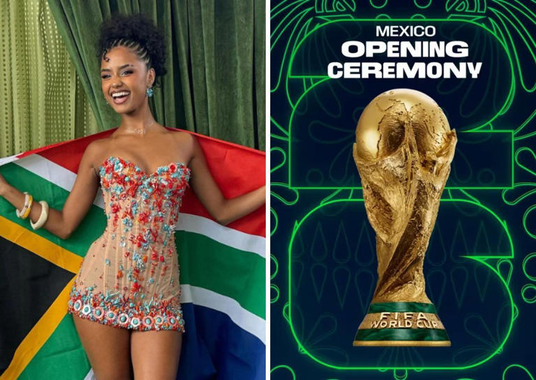 MapsKapotsa's tweet photo. #Tyla๐ฟ๐ฆ will perform the national anthem, "Nkosi Sikelel' iAfrika," at the FIFA World Cup 2026 opening ceremony in Mexico City, today - June 11, 2026
๐๏ธ Opening Ceremony Details
Time:19:30 SAST
Venue: Estadio Azteca
#BafanaPride #BrandSA๐ฟ๐ฆ #WorldCup2026 #BafanaBafana #FIFA https://t.co/I3IdE4iKEP
