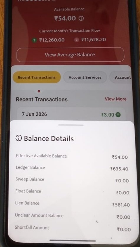Biswa6cew's tweet photo. My account balance is hold due to froudlent activity but I am not doing any froudlent activity i have real evidence @pnbindia @tncybercrimeoff @RBI @tnpoliceoffl https://t.co/bslYXiVCnG