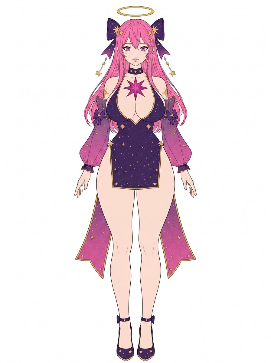 Adrivtuber's tweet photo. 🌟 Base Color Reveal 🌟

My celestial inspired VTuber is finally getting her colors! 
Still a work in progress but each step brings her closer to life Thank you for all the support so far! 

#VTuber #ENVTuber #DigitalArt #CharacterDesign #WIP #VTuberModel https://t.co/K5Jx63rklr