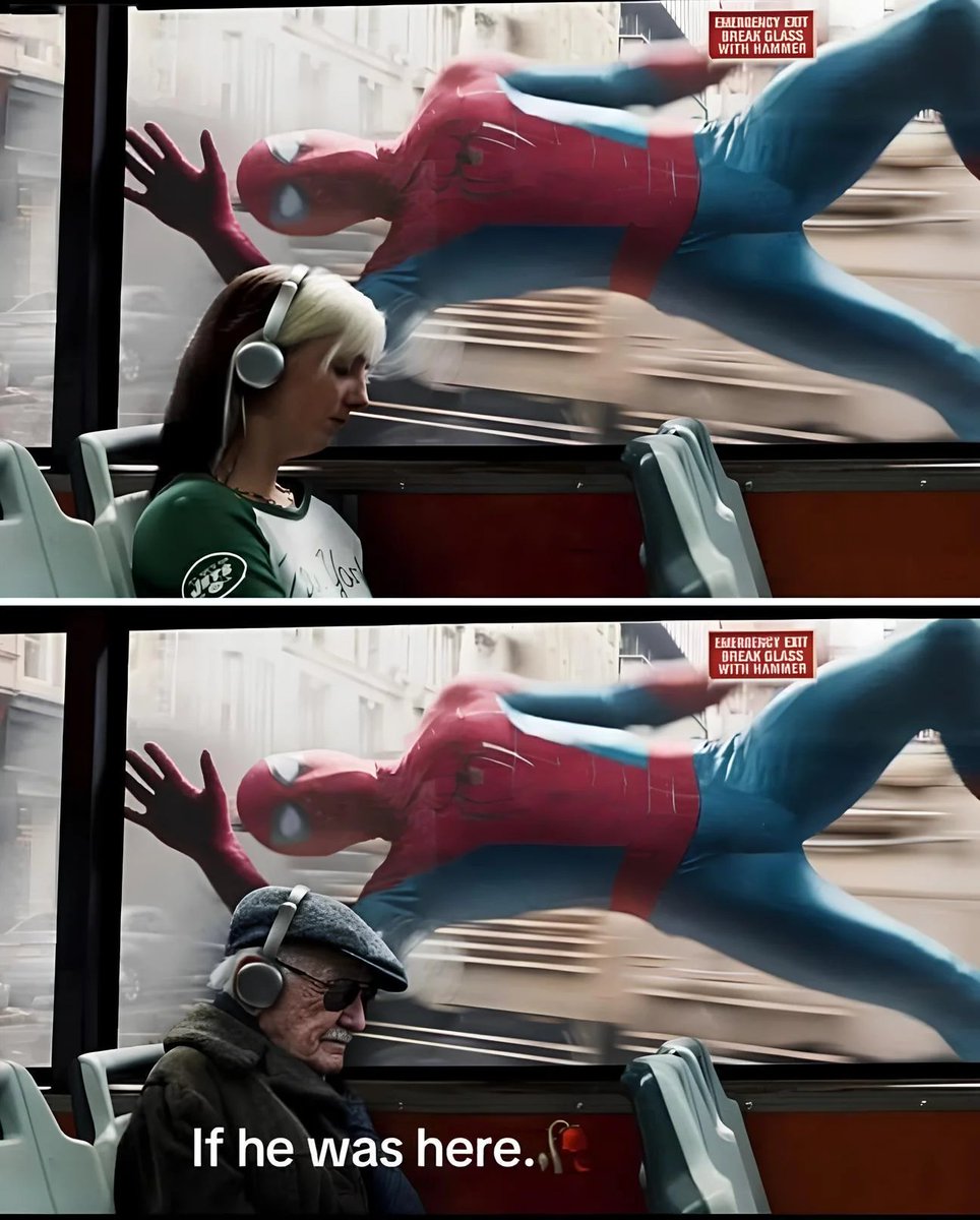 waltermediaX's tweet photo. If he was here..." This hits right in the feels. 💔

Rest in peace, Stan Lee. He would have loved this. 🕊️❤️ https://t.co/V85i8C5qF1