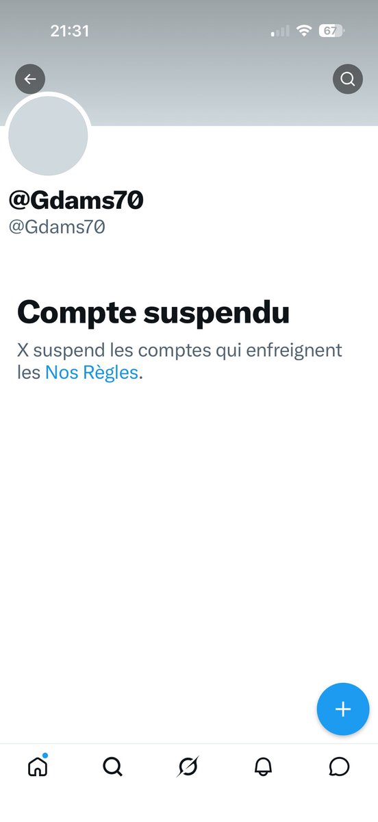 Gdams70T's tweet photo. 🔴 Censure brutale sur 𝕏 France : mon compte @Gdams70 avec
40 600 abonnés vient d’être décapité.
Je repars donc à zéro mais toujours aussi déterminé. On nous vole notre voix pendant que les autres prospèrent..... https://t.co/ecAH9xXzbs