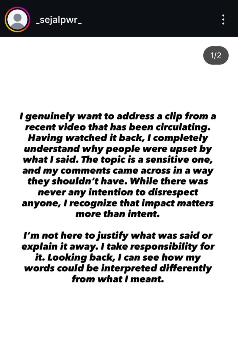 venom1s's tweet photo. Sejal Pawar, the female doctor who joked about dead men's dick size, has shared an apology on Instagram.

It's so easy to fool men. She'll later make reels, gain another 200K followers, and become the new idol of unemployed feminist girls.

Why hasn't she been fired yet? https://t.co/3SKoN93LM6