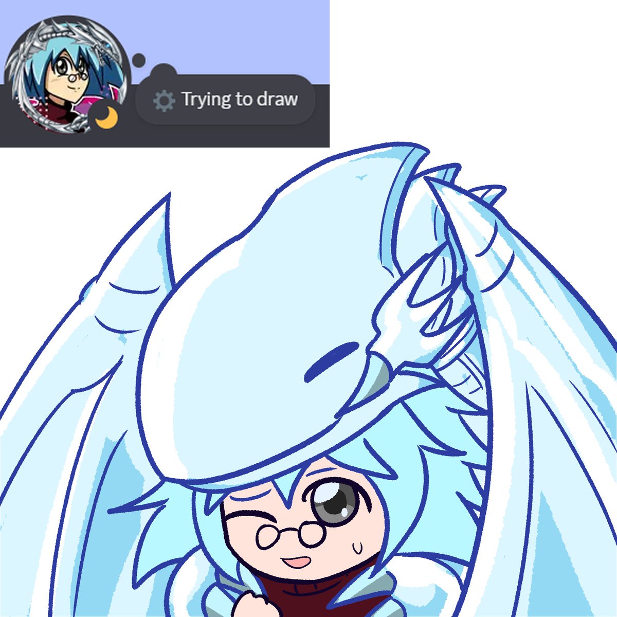 caramel_hero's tweet photo. The new Blue Eyes White Dragon frame just looks like she's giving my discord pfp a BIG hug, so now she gets a human plushie!

Okay Kisara, you can have this one. I'm sure his brother won't miss him /j

(Kaiba sends him back home regardless since he doesn't want him in his house) https://t.co/eDWUkn2fDY