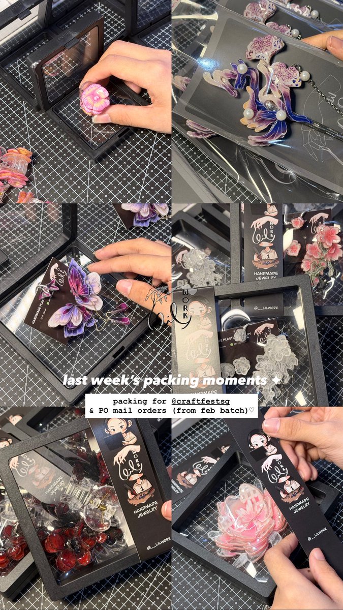 __lilwork's tweet photo. after a long process ✦
finally packing everything for my first international market, craftfest in sg!!♡
• ots catalog will be posted this weekend^^
• feb batch PO mail orders will have their co links sent on 4 july~ thank you for waiting🫶🏻
• next PO mail: 18 July, 16.00 WIB https://t.co/PbTe8flHCD