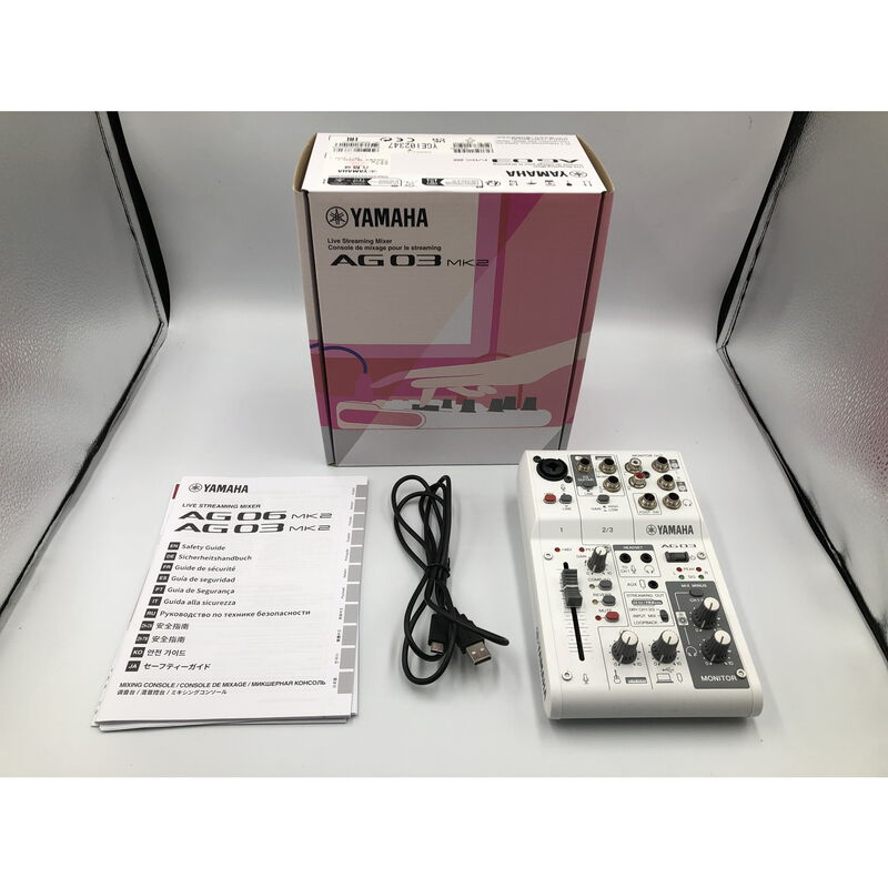 中古商品紹介】 今週の入荷品はこちら YAMAHA AG03 MK2 White 税込み
