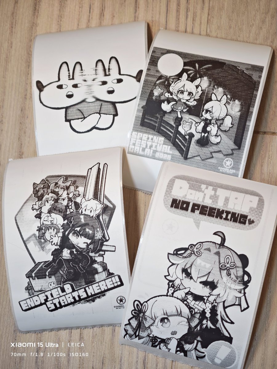 ラベルプリンターとても良いです、思ってたより綺麗に印刷される…絵はものによってはちょっと調整必要だけど 