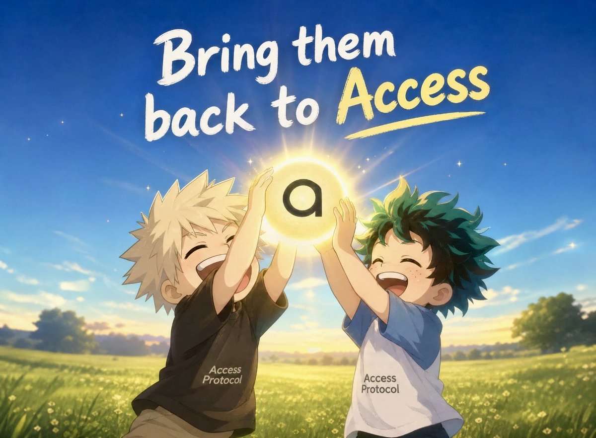 AccessProtocol's tweet photo. Know a creator who has been inactive at Access Hub for the past month? If you minted for your subscribers last week, you are eligible to join this event. 💙✨

1️⃣ Nominate one inactive creator.
2️⃣ That creator must mint a new work for their subscribers and post on X tagging you. 
3️⃣ Then both of you enter a lucky draw. 

Two winning pairs will receive 200k $ACS each! 

Your subscribers are waiting. Don't let them down!