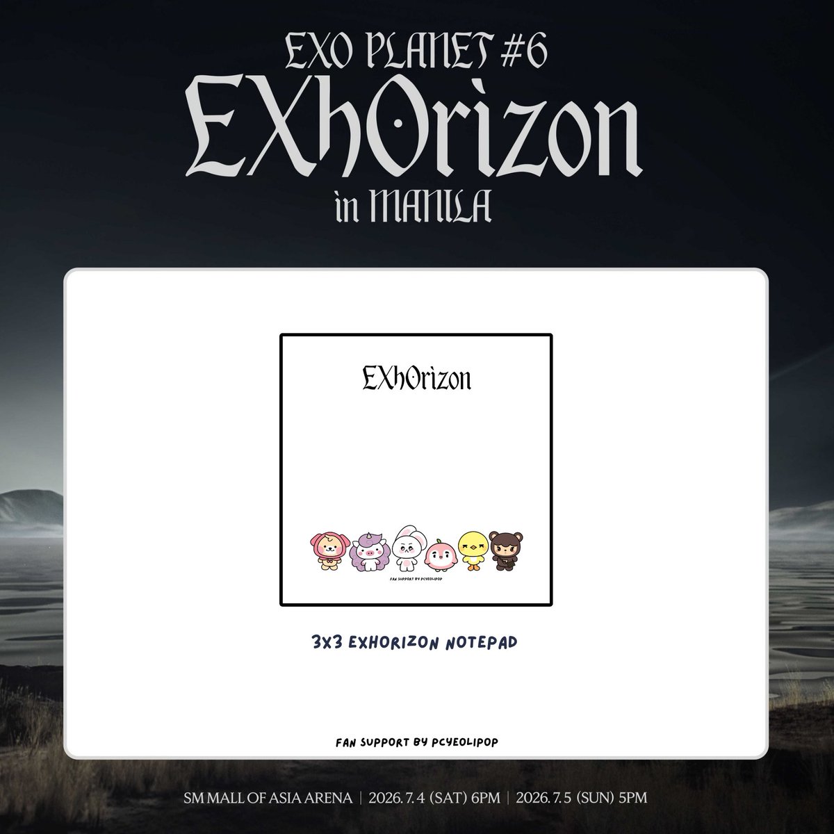 pcyeolipop's tweet photo. EXhOrizon in Manila fan support by @pcyeolipop ♡

🍭 rt &amp; like; mbf 
🧸 location tba
🍒on the spot trades

limited only (⁠◍⁠•⁠ᴗ⁠•⁠◍⁠)⁠

see you on both D1 and D2 ◡̈
#EXhOrizoninManila https://t.co/ouSFhPb7RW
