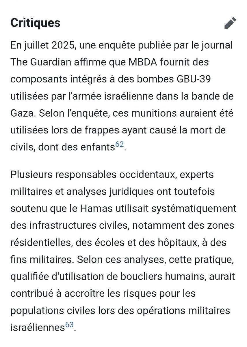 bernardenzo45's tweet photo. MBDA est une société industrielle du secteur aéronautique et spatial et de l’industrie de l'armement,
leader européen dans la conception de missiles et de systèmes de missiles.
https://t.co/YuruujJoLf https://t.co/NooC8kPBzD