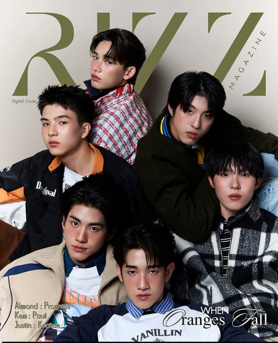 CinemaSerieNews's tweet photo. Conoce a #AlmondProgress #KenPaul y #JustinKeton #WhenOrangesFall en portada digital del #19 de la revista #RIZZ incluye sesión de fotos de moda y entrevista #Tendencia #RIZZMagazine #ProgressPassawish
#AlmondPoomsuwan
#KenKanthee #PaulTanan
#JustinAngus #KeatonSitthithat https://t.co/77JA3Ui6PW