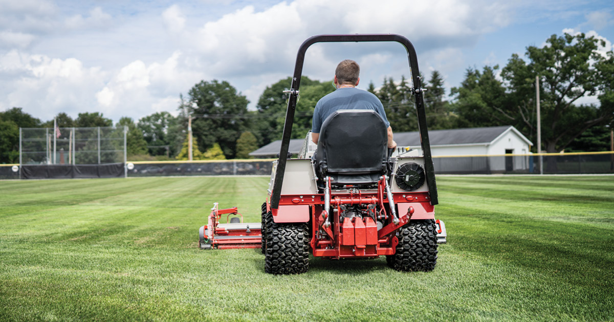 ventrac's tweet photo. Steal bases, not time. When you've got acres to mow, every pass counts. https://t.co/Ln4QJ7NJpv