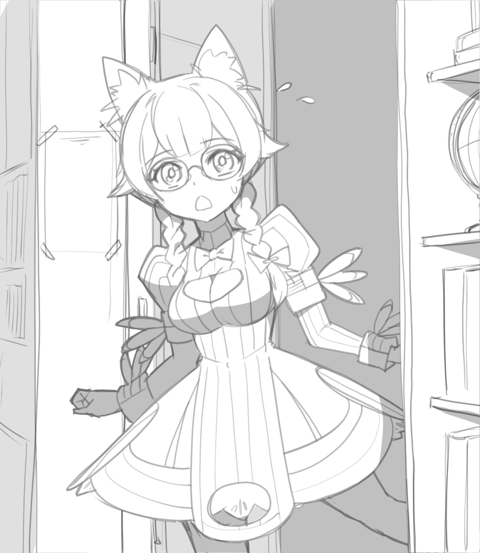 So_Mu3's tweet photo. すいません……あの……グランドスラムって……
あんなの大きすぎて無理ですよ
と動揺する爆撃機ランカスターのランカちゃん
という妄想を仕事中に現実逃避 https://t.co/NACiPuKa3b