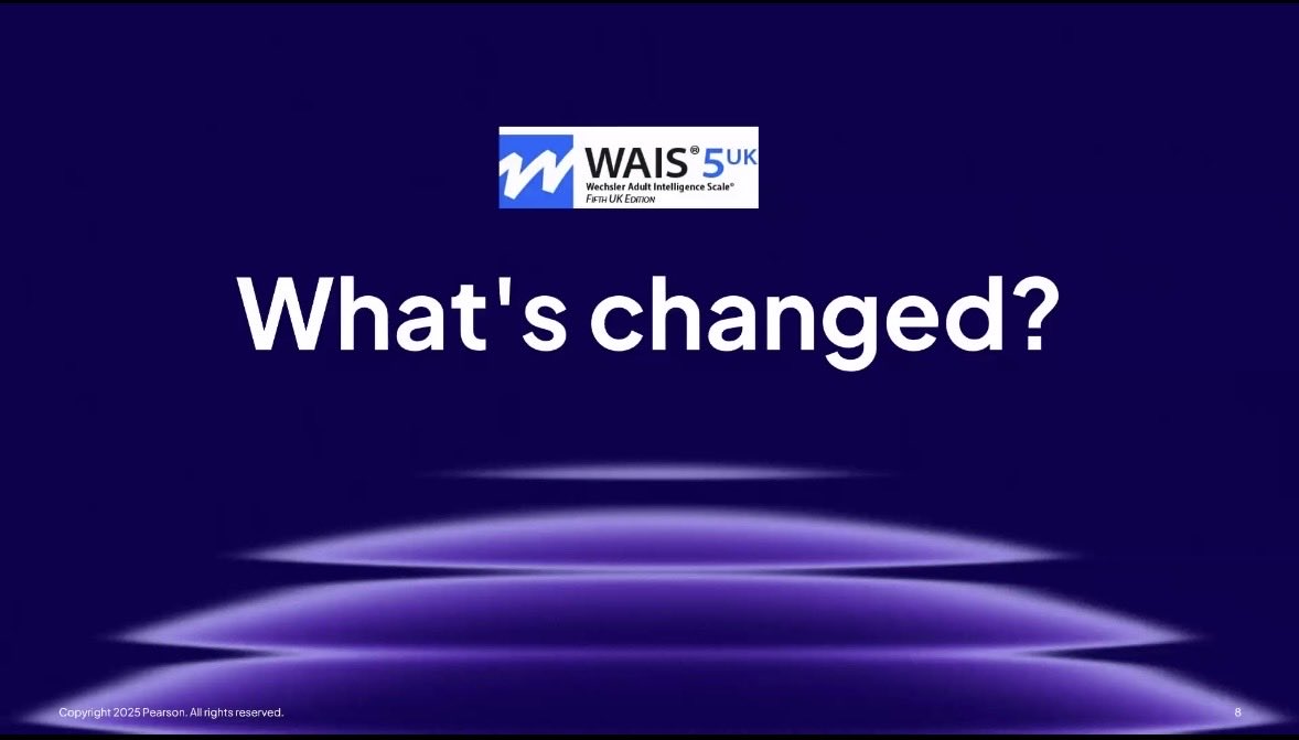 takenbybrain's tweet photo. Great to attend yesterday’s session on the upcoming @pearson WAIS-5 UK launch. It brought back memories of first falling in love with cognitive assessment during my time at @OHSUBrain in the US. Exciting to see how these tools continue to evolve. https://t.co/7VzZdi2Xhl