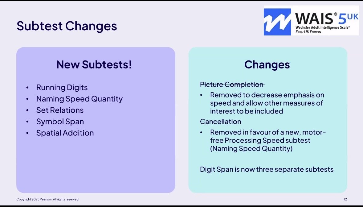 takenbybrain's tweet photo. Great to attend yesterday’s session on the upcoming @pearson WAIS-5 UK launch. It brought back memories of first falling in love with cognitive assessment during my time at @OHSUBrain in the US. Exciting to see how these tools continue to evolve. https://t.co/7VzZdi2Xhl