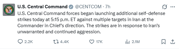 Leonpraise1's tweet photo. @CENTCOM So if no attacks happened what do you mean by "Iran's unwarranted and continued aggression"? https://t.co/JgMpRv35vJ