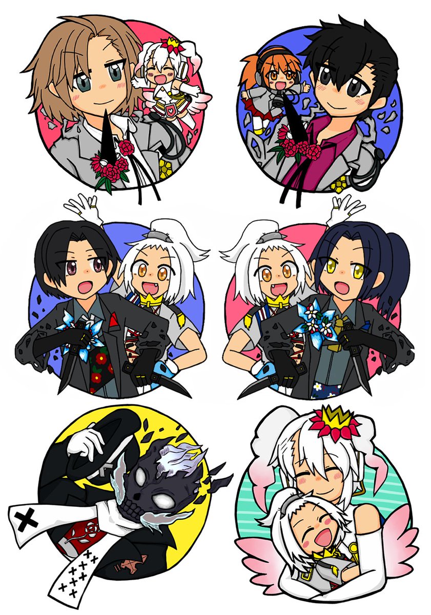 MORI_peer's tweet photo. 今まで作ったステッカー
#カリギュラ10周年ファンアート https://t.co/VKn7RGpgWq
