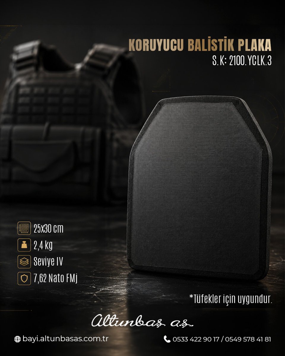Altunbas_As's tweet photo. Seviye IV koruyucu balistik plaka.

25x30 cm ölçülerinde, 2,4 kg ağırlığında, Seviye IV 7,62 Nato FMj standardında koruyucu plaka.

#balistikplaka https://t.co/Tfpp71AS2c