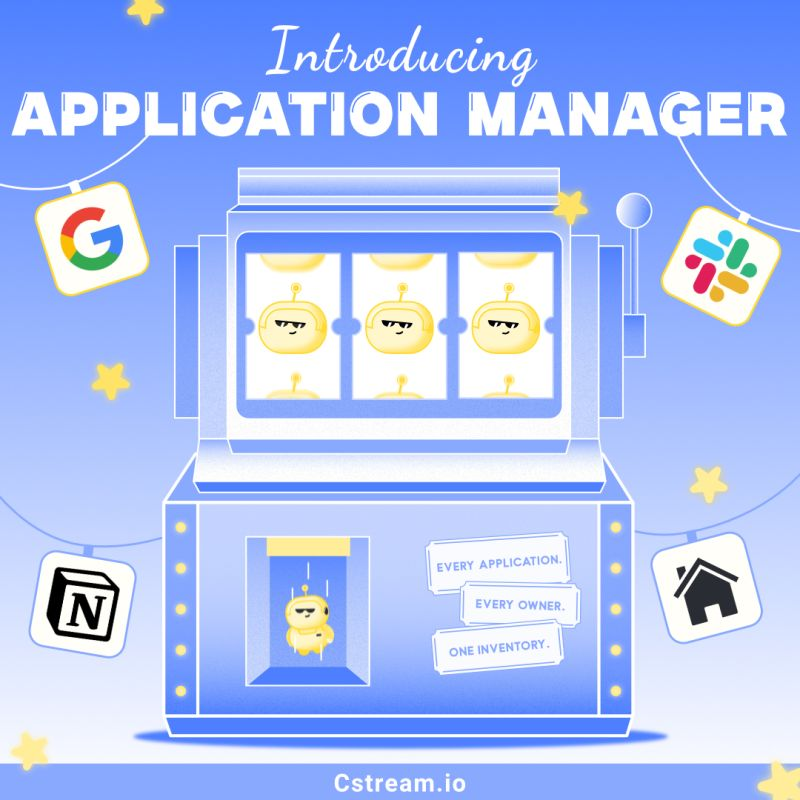 CStream_io's tweet photo. Introducing Cstream Application Manager.
You can't govern what you can't see. 

Get a unified inventory of every application your org builds, hosts, or manages, all in one place. 

Request a demo at https://t.co/kx9YgTdMRe https://t.co/zMT88YhkpQ