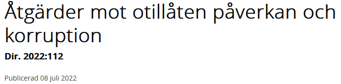 SilfverM's tweet photo. I ljuset av vad som har framkommit det senaste så är det kanske inte så konstigt att bland det första den här regeringen gjorde när den tillträdde var att stoppa den här utredningen. https://t.co/m3xysycLJT