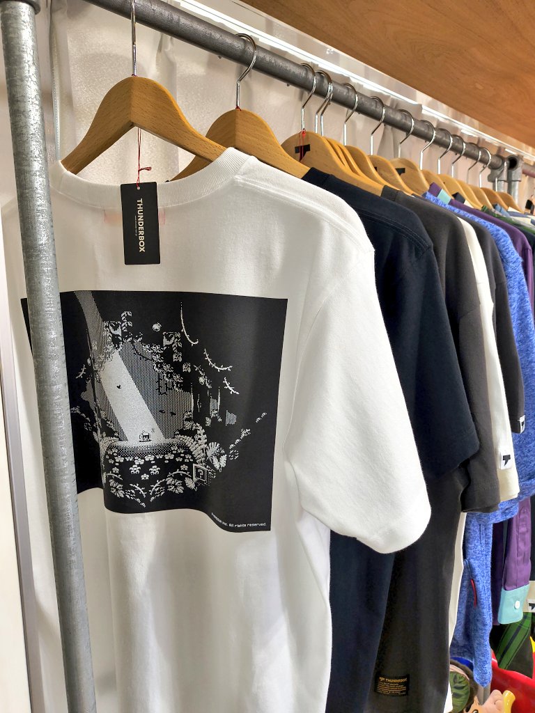 m7kenji's tweet photo. THUNDERBOX謹製のMotionRec-TEE も宜しくお願いします！！👕📼🎐 https://t.co/oLZJGkt8HE