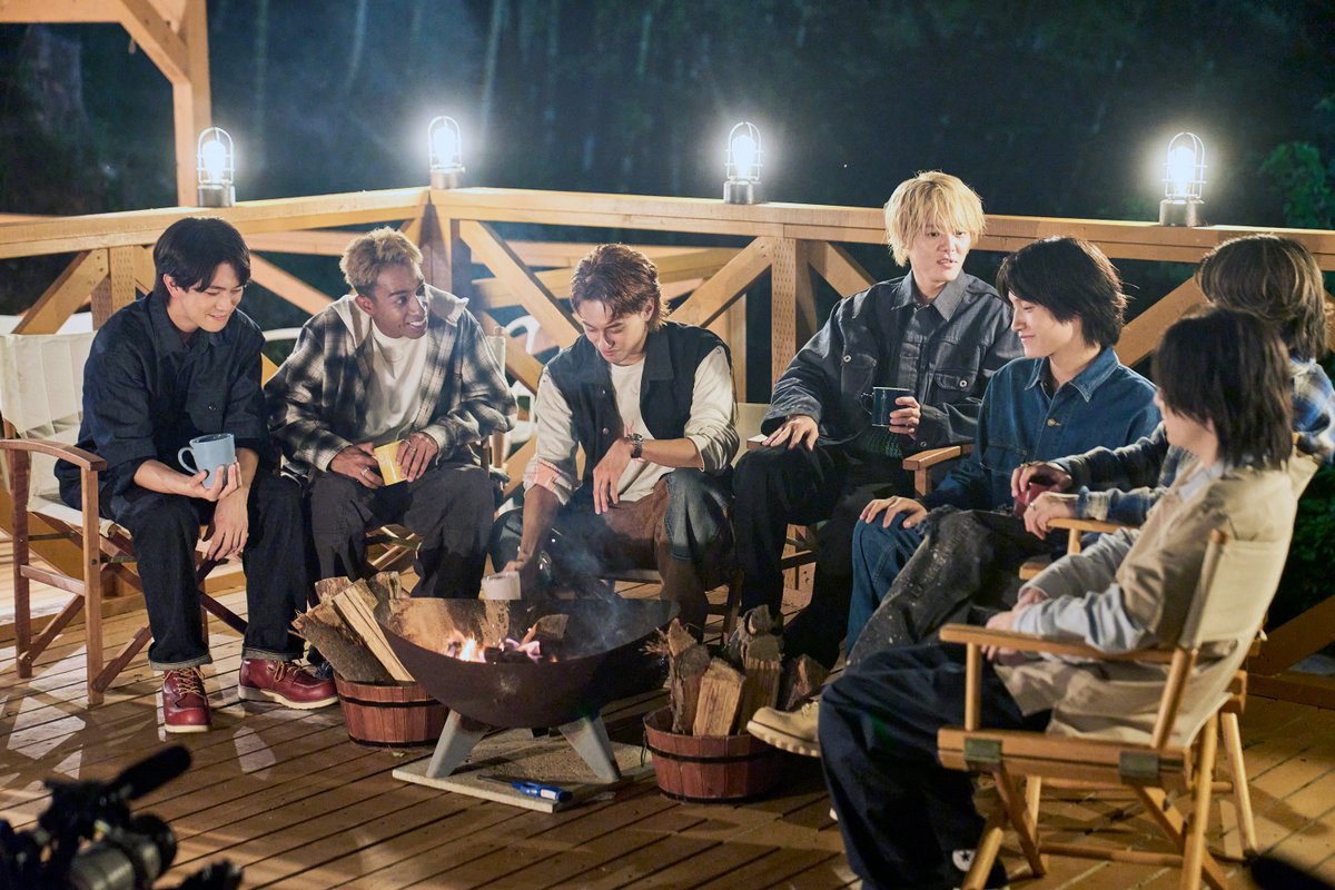 TVTOKYO_PR's tweet photo. 🏕️┈┈┈┈┈┈┈
Aぇ! group＆草間リチャード敬太＆西村拓哉
「ゴールデンホリデぇ！」
　  ┈┈┈┈┈┈┈🏕️

＼きょう深夜2時5分／

星空の下でBBQを満喫するため、みんなで料理😊✨
焚火を囲んで、室龍太さんと知られざる想い出話で盛り上がる‼️

TVerで見逃し配信💫

#ホリデぇ
公式 @tx_holidAy https://t.co/Q1F1TvQ1kx