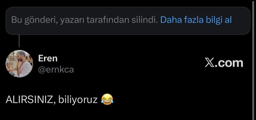 ernkca's tweet photo. @Fener_ ALIYORDUNUZ noldu ? 😂😂😂😂😂😂😂 https://t.co/r6pqV71Hvh