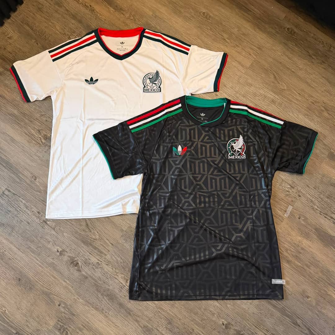 _Adam3000's tweet photo. World cup day!!!!!! 

Today’s matchup: El Tri vs Bafana Bafana 

Mexico and South Africa jerseys are available in store, be sure to place an order 

You can still get it before kickoff if you’re in Lagos

🏷️ 18,000 

#Fifaworldcup https://t.co/XG5pSRIUXn