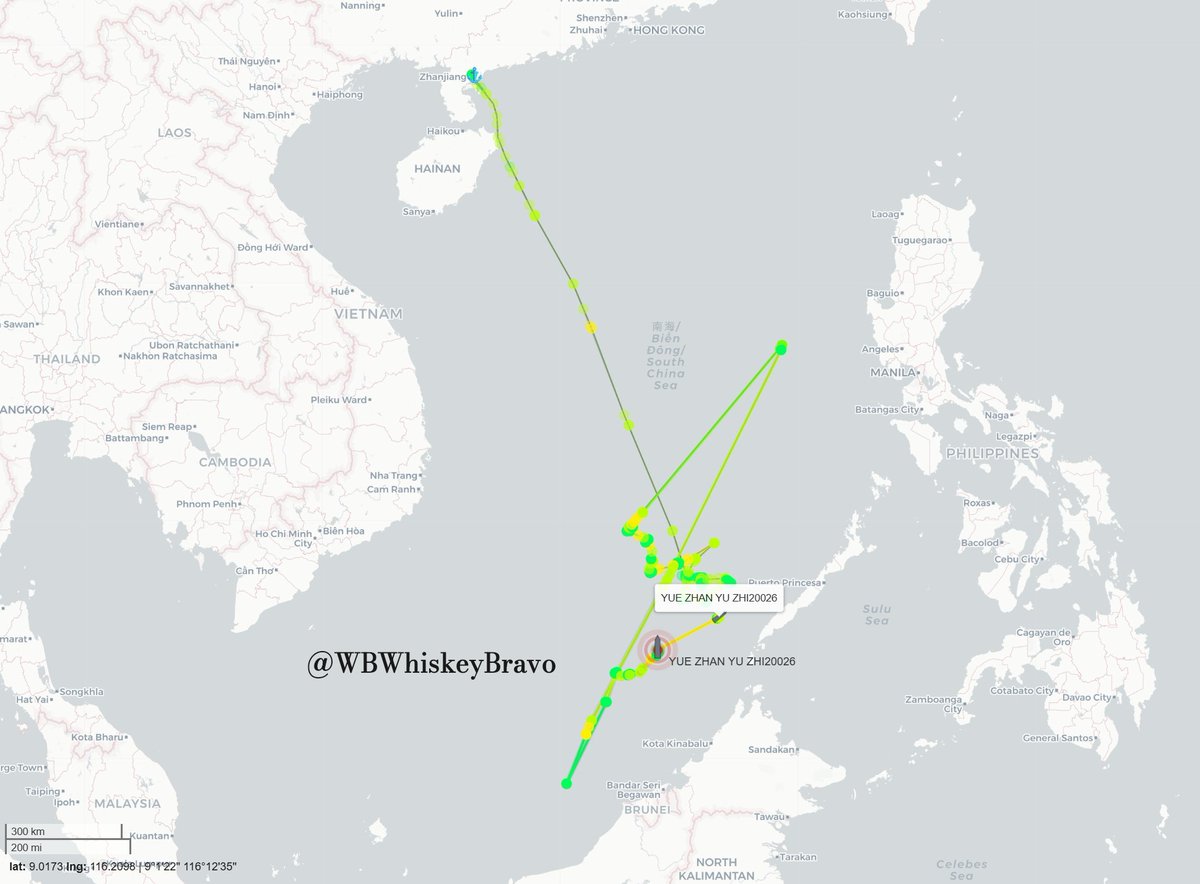 WBWhiskeyBravo's tweet photo. The Silent Mapping of Sarawak: China’s Grey-Zone Fleet Tightens Its Grip

Right now, a quiet but deeply troubling shift is happening just off the coast of Sarawak. Tracking data up to June 10, 2026, reveals that China Coast Guard (CCG) vessels are practically making themselves at home inside the Malaysian Maritime Zone (MMZ). If you look at the paths taken by CCG 5302 and CCG 5403, these ships sailed straight down from Hainan and immediately settled into slow, overlapping patrol loops around South Luconia Shoals (Gugusan Beting Patinggi Ali) and North Luconia Shoals (Gugusan Beting Raja Jarum). They aren't just passing through on a normal transit; they are loitering at speeds as slow as 1 to 8 knots. This places them right in the backyard of Malaysia's vital offshore oil and gas fields, hanging over local operations like a permanent shadow. Meanwhile, CCG 5309 is tightly patrolling around Ardasier Bank (Permatang Ubi), and the massive 12,000-ton "Monster Ship" (CCG 5901) is holding its ground near Vanguard Bank, keeping intense pressure on the western edges of the eastern MMZ.

What makes this situation truly alarming is how seamlessly China is pairing these coast guard escorts with specialized research and survey vessels. The data shows that the advanced research ship XIANG YANG HONG 33 traveled all the way down from Guangdong, working its way through the West Philippine Sea before pushing deep into the waters off Sarawak. Alongside it, support vessels like YUE ZHAN YU ZHI 20026 and YUE XIA YU ZHI 20027 are believed to have been busy conducting surveys, marine research or water sampling around Gugusan Semarang Peninjau (GSP). Under international maritime law (UNCLOS), no foreign country is allowed to map the seabed or conduct marine research inside another nation's EEZ without explicit permission. By completely ignoring this rule, these ships are freely mapping the ocean floor, collecting sonar data, and tracing underwater topography. It is an unauthorized intelligence-gathering operation happening right under Malaysia's nose.

This isn't a random, one-off scientific expedition either; it is a highly coordinated, rotating pattern. Before heading over to Terumbu Peninjau (Investigator Shoal), this exact same trio—XIANG YANG HONG 33, YUE ZHAN YU ZHI 20026, and YUE XIA YU ZHI 20027—spent a significant amount of time mapping the complex underwater environment around Luconia Shoals. This entire fleet, acting under the close protection of the CCG, originally targeted the reefs of the West Philippine Sea before moving smoothly southward into East Malaysia’s waters. By floating seamlessly across these maritime borders, Beijing is essentially treating the shared waters of Southeast Asian nations as one giant, continuous research laboratory, methodically mapping the region’s continental shelf block by block.

If there was ever any doubt about how closely these ships work together, satellite imagery from June 6, 2026, strips it all away. Captured at Terumbu Laya (Dallas Reef), the image provides undeniable "ground truth" proof of a physical gathering at sea. You can clearly see the survey vessels YUE ZHAN YU ZHI 20026 and YUE XIA YU ZHI 20027 bunched tight against the research ship XIANG YANG HONG 33 right along the edge of the reef, while CCG 5309 sits perfectly positioned nearby to act as an armed shield. This snapshot proves these aren't independent civilian science boats that accidentally drifted off course. They are operating as a single, unified unit, using the muscle of the China Coast Guard to lock down the area and secure their illegal mapping operations.

This situation puts a spotlight on the massive contrast in how regional neighbors handle these "grey-zone" tactics. Manila has adopted a policy of "assertive transparency"—they openly confront CCG ships, embed journalists on patrol vessels, and fire off immediate diplomatic protests the second a Chinese research ship slips into their EEZ. Kuala Lumpur, on the other hand, has stuck to its traditional "quiet diplomacy," preferring behind-the-scenes talks and avoiding any public call-outs or friction on the water. But this difference in pushback has created a lopsided reality: while Chinese fleets face intense public exposure and friction in Philippine waters, they find a path of much less resistance in the MMZ, allowing them to map Malaysia's seabed with almost zero operational risk.

Ultimately, this ongoing silence from the federal government is a gamble with Malaysia's maritime future. In diplomacy, staying quiet for too long can easily be misread as "tacit acquiescence"—a silent thumbs-up. Because Beijing is facing zero public pushback or official diplomatic friction from Putrajaya, it slowly normalizes their presence. Without any real opposition, China will only grow bolder. It is a slippery slope that could eventually lead to Chinese assets openly interfering with PETRONAS or foreign drilling company operations, aggressively pushing back local Royal Malaysian Navy (RMN) or Maritime Enforcement Agency (MMEA) patrols, or harassing local fishermen trying to make a living.

To make matters worse, there seems to be a serious disconnect between the federal government and the state of Sarawak. Because national security and foreign policy are strictly handled in Putrajaya, the true scale, intensity, and sheer frequency of these daily incursions are likely not being fully shared with Sarawak's leadership. It leaves the local government largely in the dark about a massive grey-zone threat operating right on their doorstep. This is a critical blind spot, especially when you consider that if things ever escalate out at sea, it is Sarawak’s offshore energy lifelines and maritime sovereignty that are directly on the line.