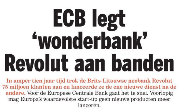BVHecke's tweet photo. Maar hoe zou dat toch komen dat we in Europa zo weinig boomende start-ups hebben?? 

We pesten ze gewoon zelf weg 🤡 https://t.co/6ALOYyymyE