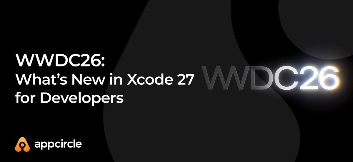 appcircleio's tweet photo. Xcode 27 introduces new capabilities to simplify everyday app development.
See what’s new from WWDC26, from AI-powered localization and Device Hub to improved diagnostics and automation!
🔗https://t.co/AN74qkpXHg
#WWDC26 #Xcode27 #iOSDev https://t.co/jUfgChnPxO