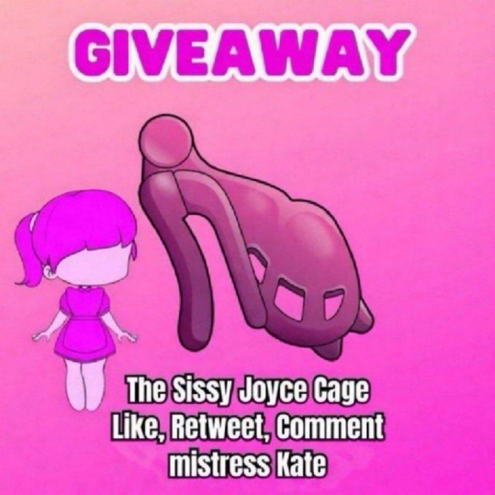 KateGilber25211's tweet photo. 🎀 The Sissy Joyce Cage Giveaway 🎀

It’s giveaway time! I’m giving one lucky winner a Sissy Joyce Cage 🎁✨
Don’t miss your chance to win.

How to enter:
🔁 Retweet this post
❤️ Like
💬 Comment “I need”

That’s it! Winner will be announced soon.
Good luck to everyone who joins https://t.co/JPNnzhMJKQ