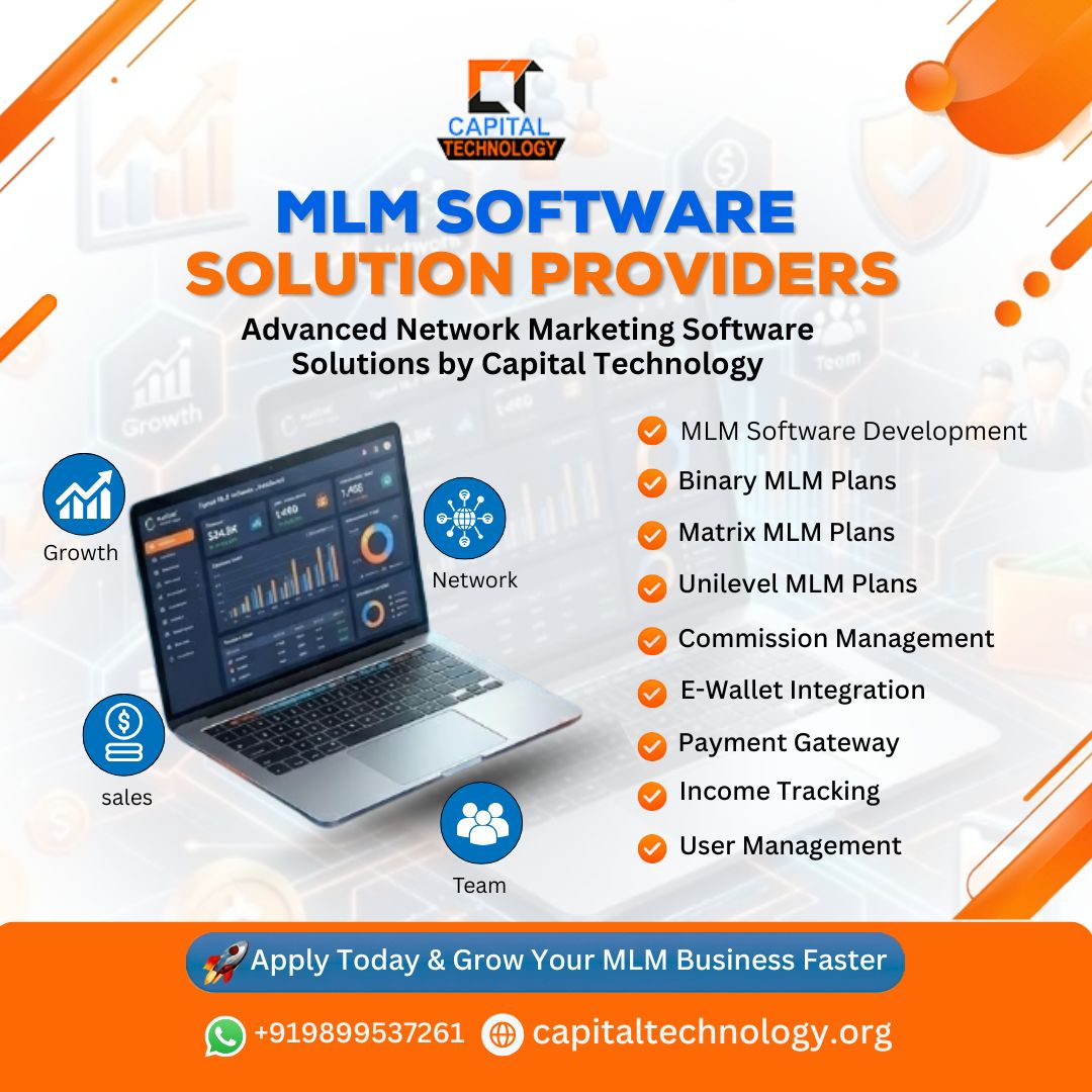 capitaltech1's tweet photo. πΌ Capital Technology β MLM Software Solution Providers
π Contact: https://t.co/6Yla2QerHn
π Website: https://t.co/wlmKb7EmhA
#MLMSoftware #MLMDevelopment #NetworkMarketing #BinaryMLM #MatrixMLM #UnilevelMLM https://t.co/ttZgxPD2yI