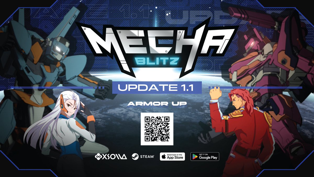 mecha_blitz's tweet photo. Arbiters, we're excited to release our first major free content update.  
Mecha Blitz Version 1.1 is now available on Steam.  
#mechablitz #armorup #indiegame #steam https://t.co/tdEGtXC52R