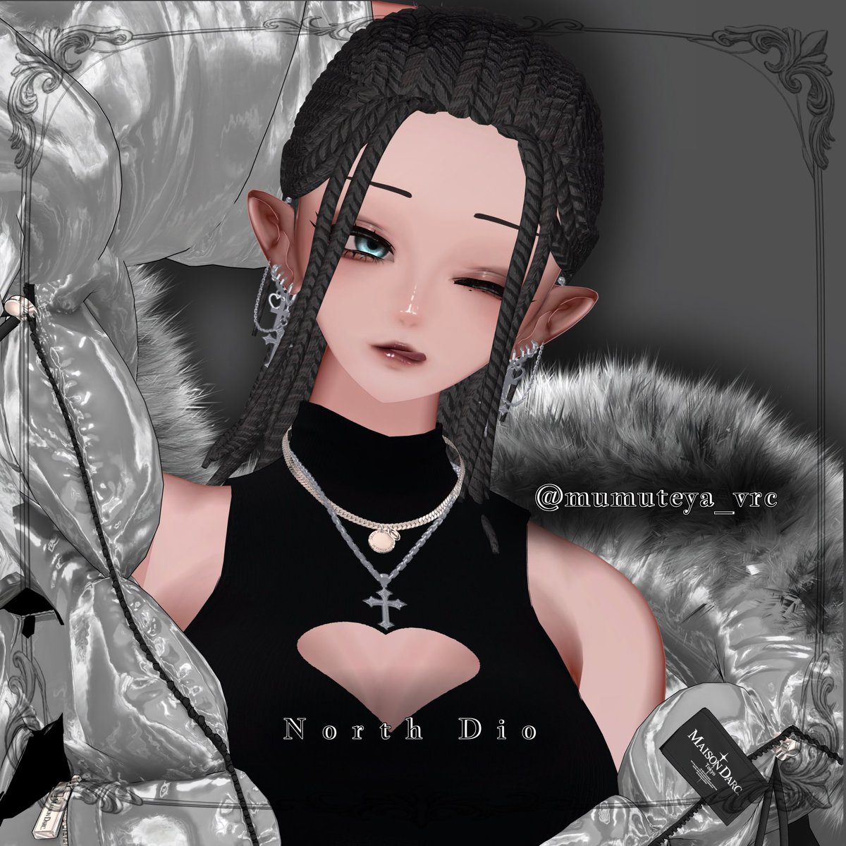 NORTHDIOns's tweet photo. 【North Dio】〜対応のお知らせ〜

NDcornrows対応アバターにLUMINAを追加しました！

#North_Dio #VRChat https://t.co/qdnWPWYmBt