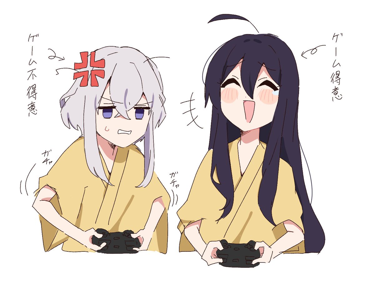 katsudon2323's tweet photo. ゲームが不得意な骨喰さんとそれを見るのが好きな鯰尾さん https://t.co/0Z1aMHReWt