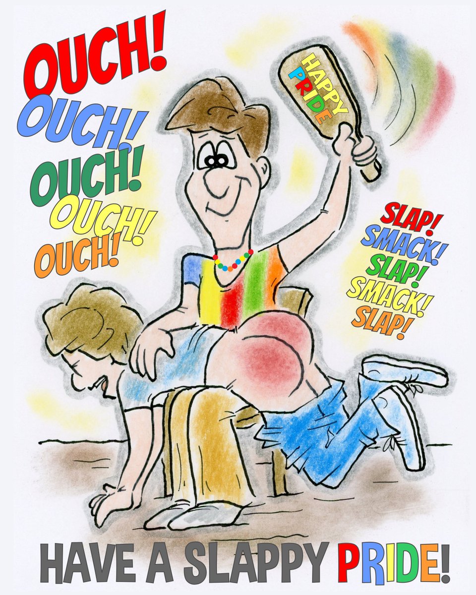 MathewScotart's tweet photo. #happypride to all my #m4mspanking buds! #whappz #spankthis #spankingtube #gayspankart #gayspanking #spank #otk #pride #ouch #spankme #spanking #malespank #spank https://t.co/sp2pvz4sfD